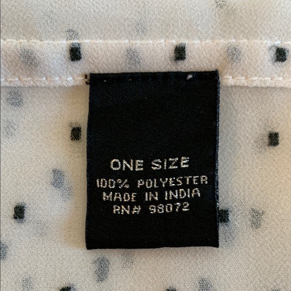 Sheer Polka Dot Infinity Scarf - Picture 6 of 16